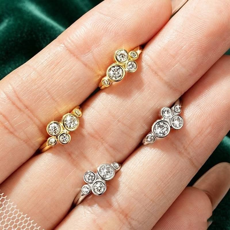 2 paar nieuwe oorstekers! Diamanttest positief, Overige materialen, Hangers, Verzenden, Wit