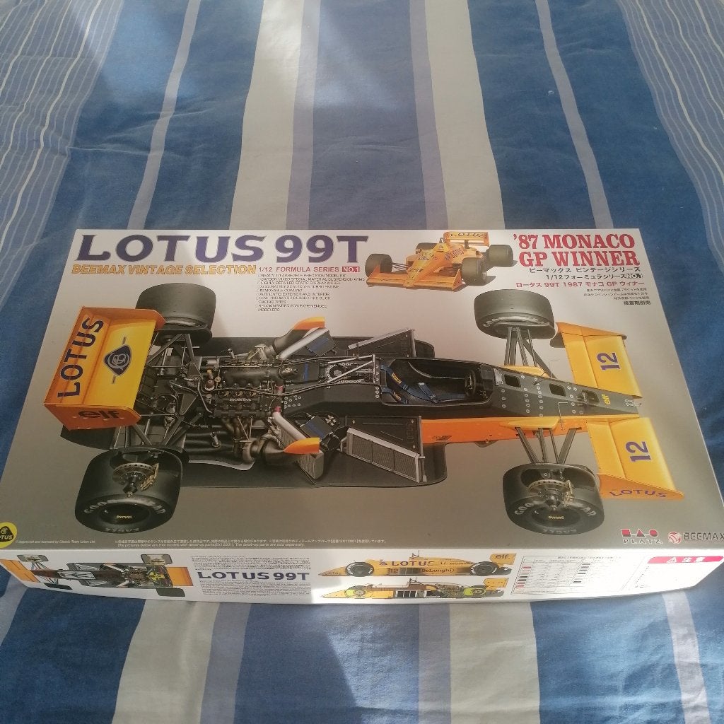 Lotus 99T Beemax 1/12 +décals Tabu Desugn, Hobby & Loisirs créatifs, Modélisme | Voitures & Véhicules, Neuf, Autres marques, Voiture