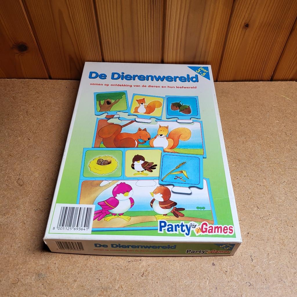 De dierenwereld - puzzels, Ophalen of Verzenden, Minder dan 10 stukjes, 4 tot 6 jaar