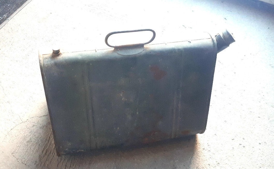 Duitse jerrycan uit de Tweede Wereldoorlog, Ophalen