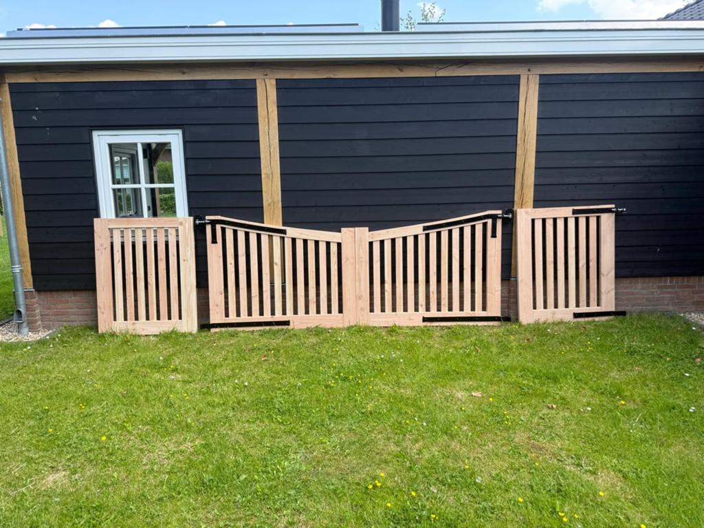 Toegangspoort - maatwerk - beste prijs, Tuin en Terras, Ophalen, 200 cm of meer, Nieuw, 200 cm of meer