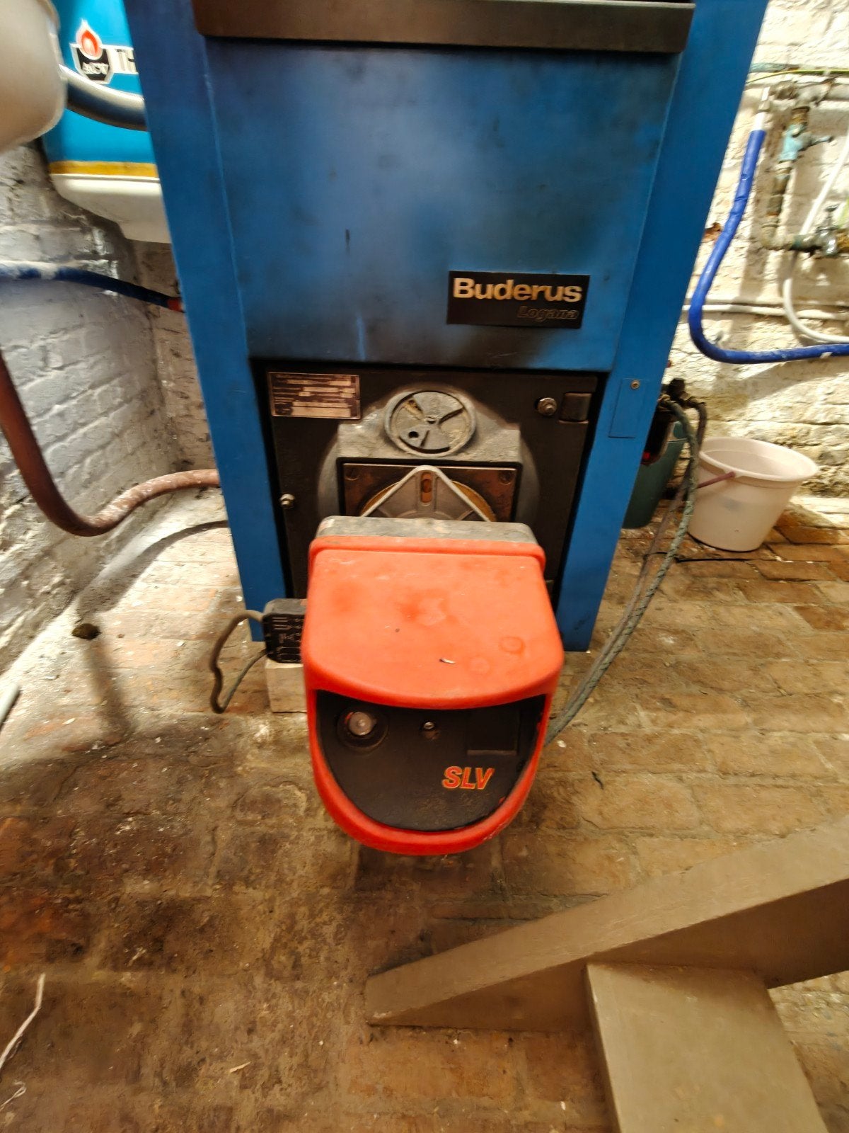 mazoutketel boiler en alles wat erbij hoort, Doe-het-zelf en Bouw, Ophalen, Gebruikt, Ouder dan 10 jaar