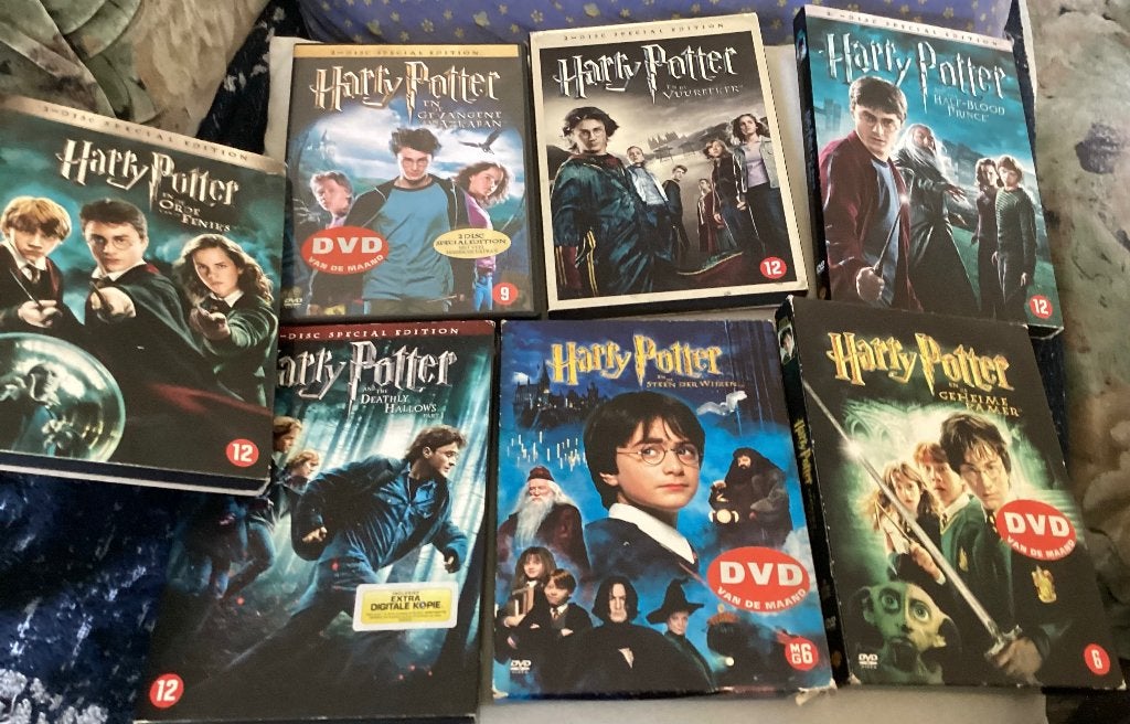 7 Harry Potter films, Cd's en Dvd's, Dvd's | Kinderen en Jeugd, Ophalen of Verzenden