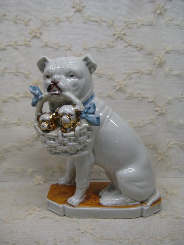 ANTIEKE HOND VICTORIAANS  2, Antiek en Kunst, Ophalen of Verzenden