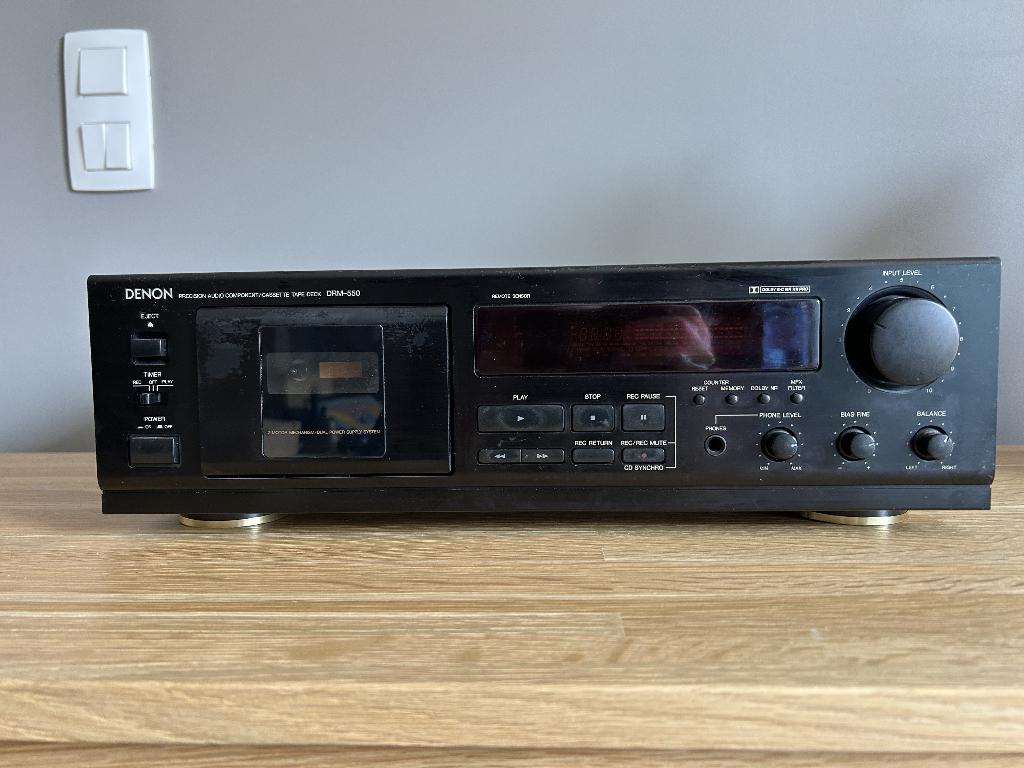 Lecteur de cassettes stéréo Denon DRM-550, Enlèvement ou Envoi, Simple, Denon
