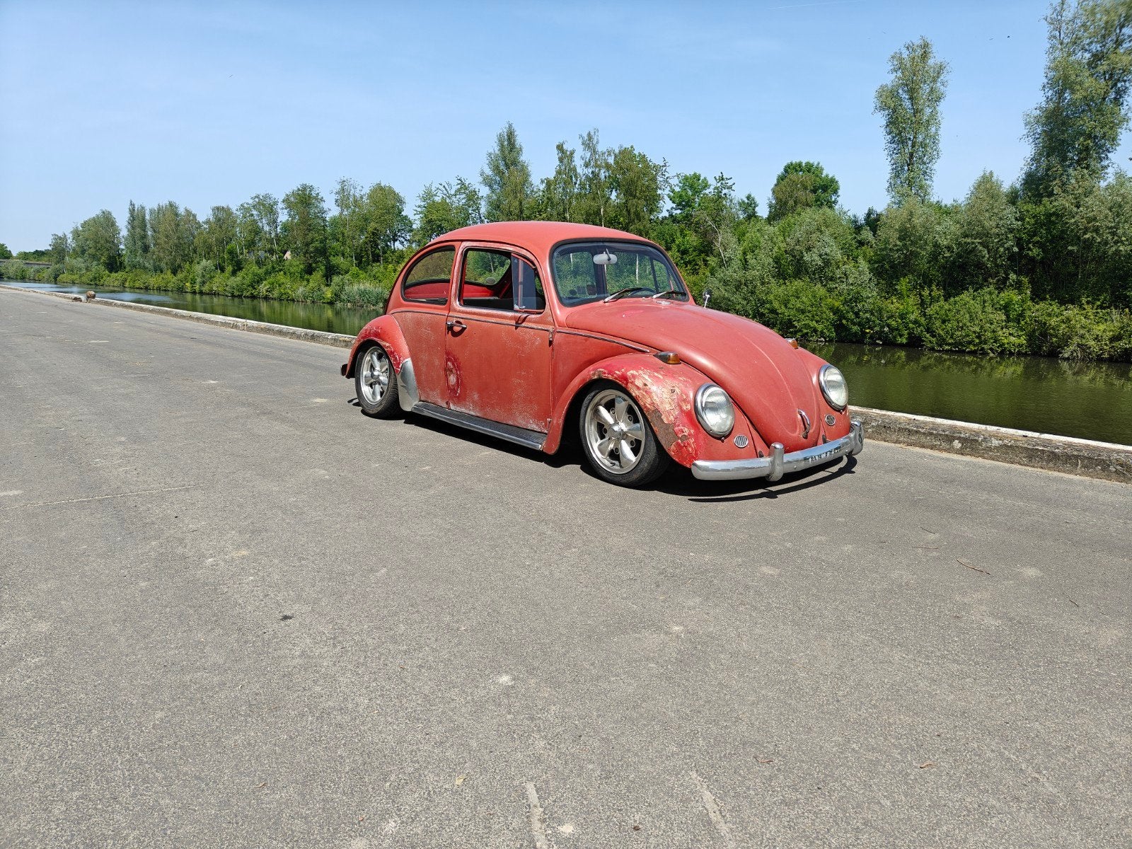 Volkswagen '67er Standaard!, Auto's, Stof, Beige, 4 cilinders, Bedrijf
