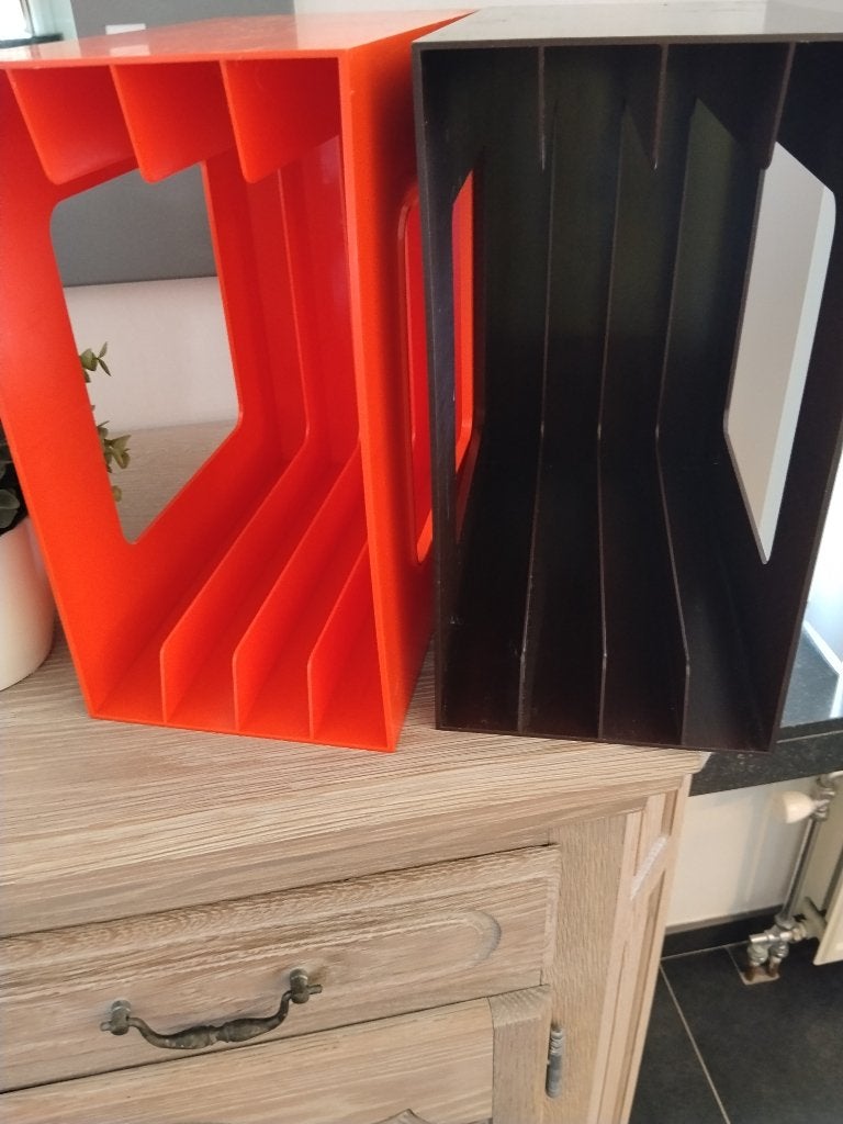 2 retro vinyl platen bakken, Ophalen of Verzenden, Huis en Inrichting