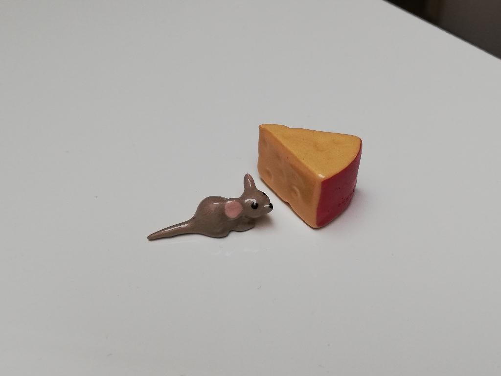 Decoratie: Kaas met muis (set), Ophalen, Nieuw