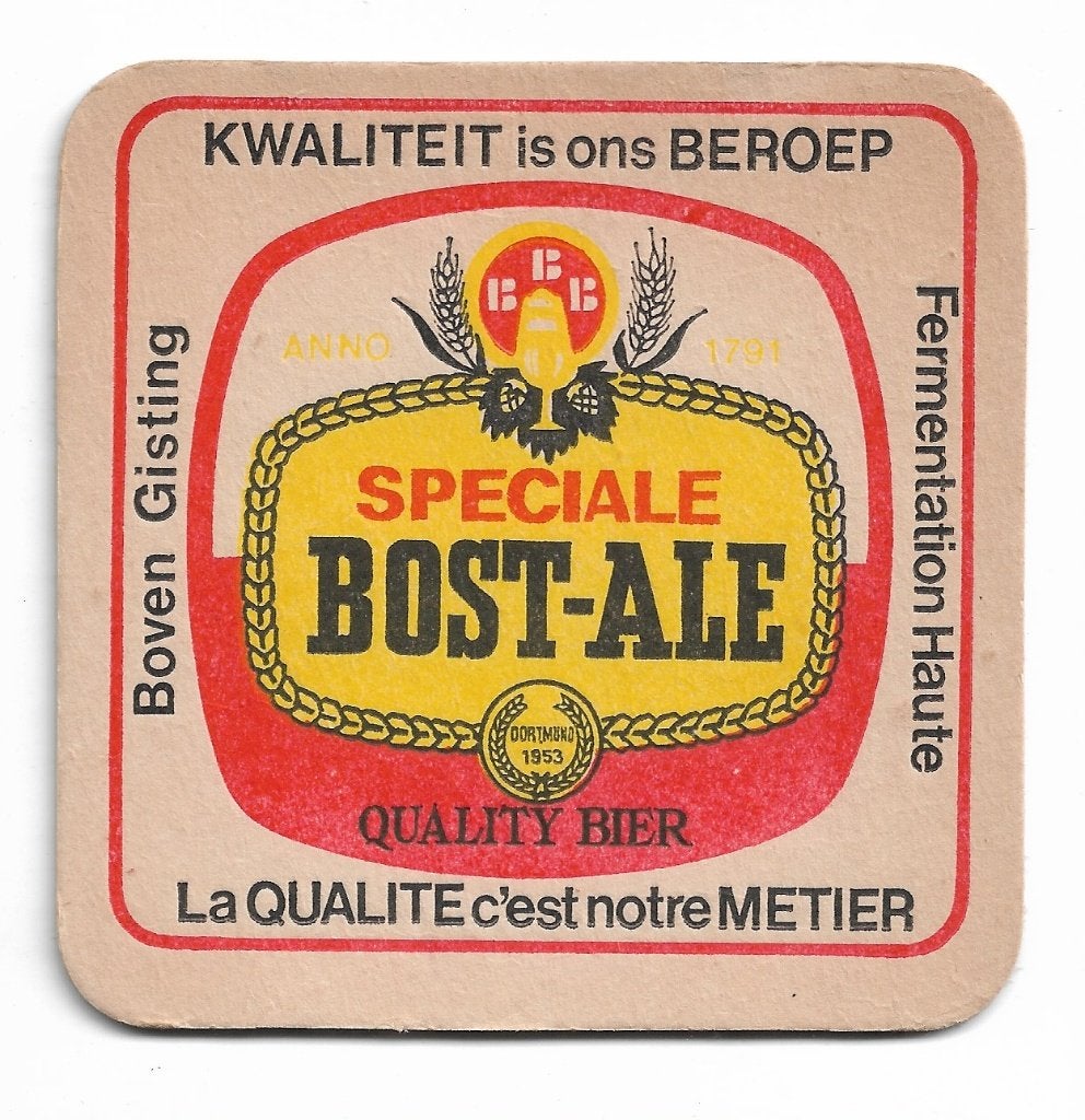 sous-bock Bost-Ale, Collections, Marques de bière, Enlèvement ou Envoi, Comme neuf, Sous-bock