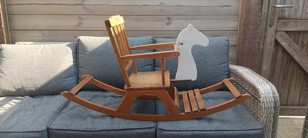 Vintage houten schommelpaard, Kinderen en Baby's, Ophalen