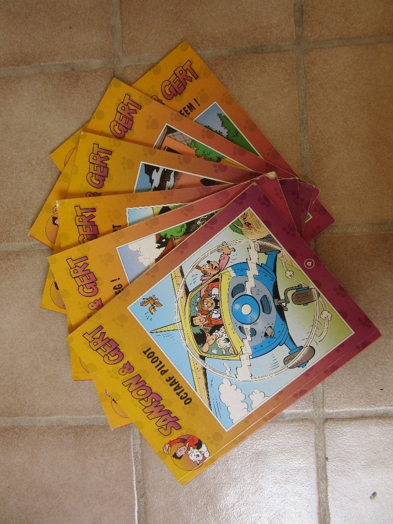 6 strips Samson & Gert, Boeken, Stripverhalen, Ophalen, Gelezen