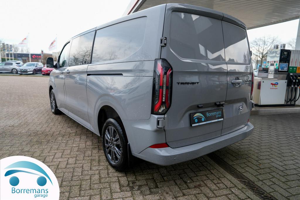 Ford Transit Custom DC 6 PL L2H1 LIMITED 2.0 D 170 PK AUTOM, Auto's, Bestelwagens en Lichte vracht, Diesel, 6 zetels, 6 deurs