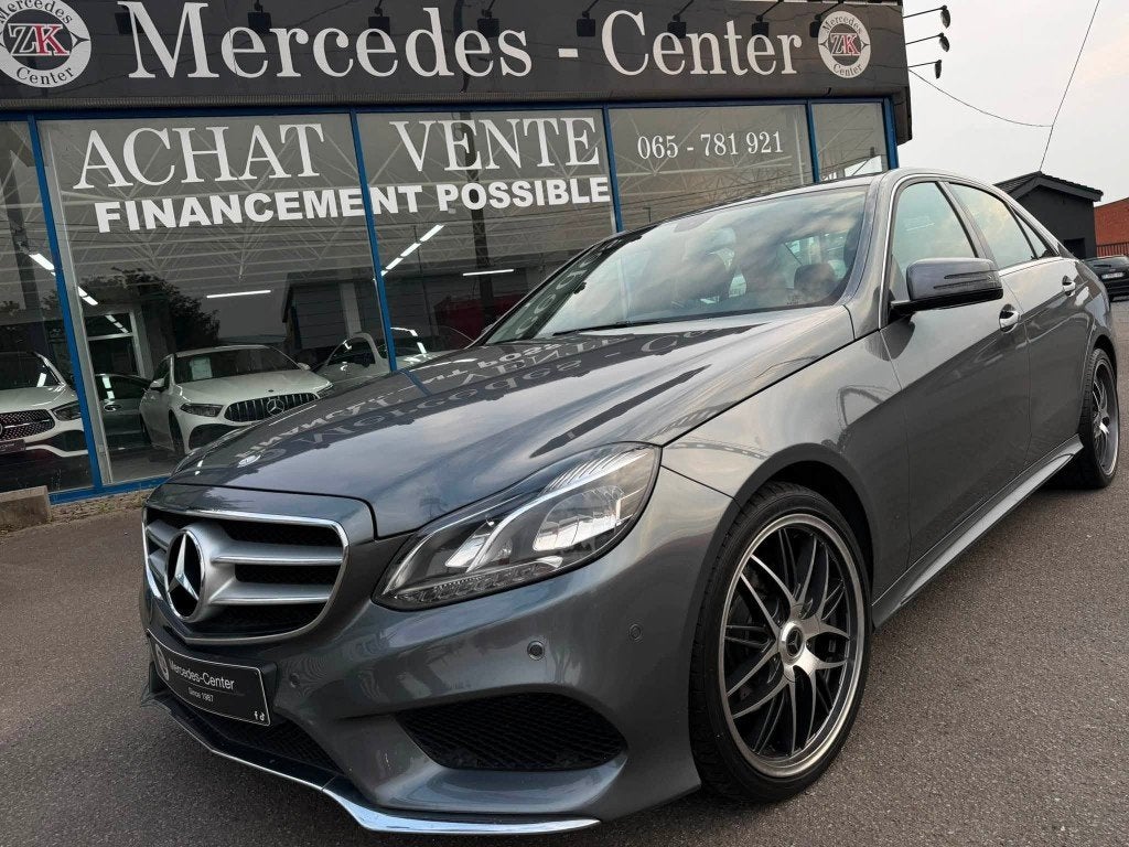 Mercedes-Benz E 200 CDI * PACK AMG * EURO 6 * CARNET COMPLET, Autos, Argent ou Gris, Achat, Entreprise, Entretenue par le concessionnaire