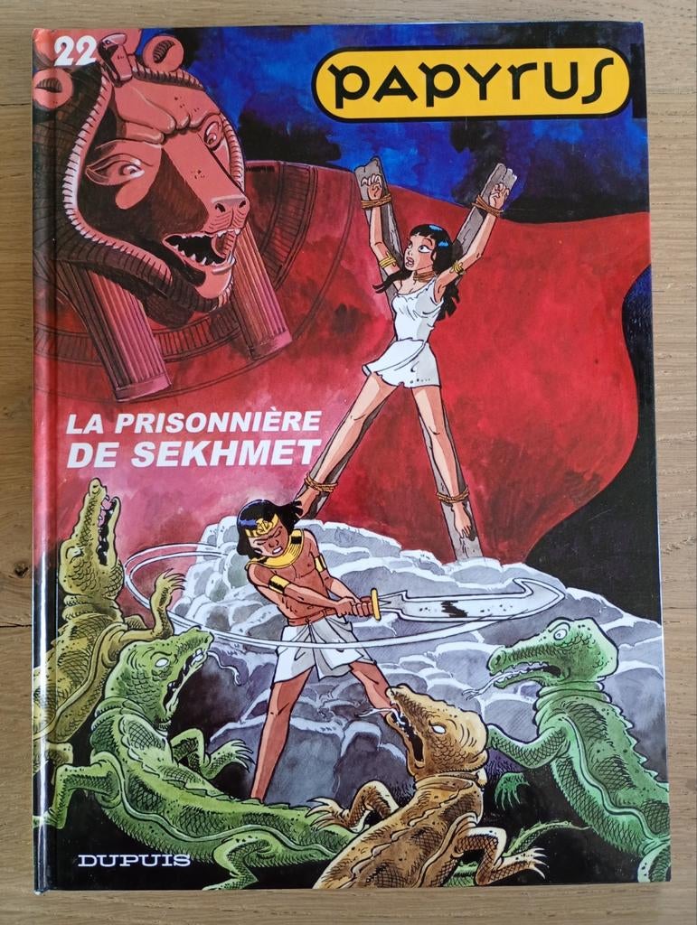Papyrus 22 La prisonnière de Sekhmet par De Gieter EO TBE, Livres, De Gieter, Enlèvement ou Envoi, Une BD, Comme neuf