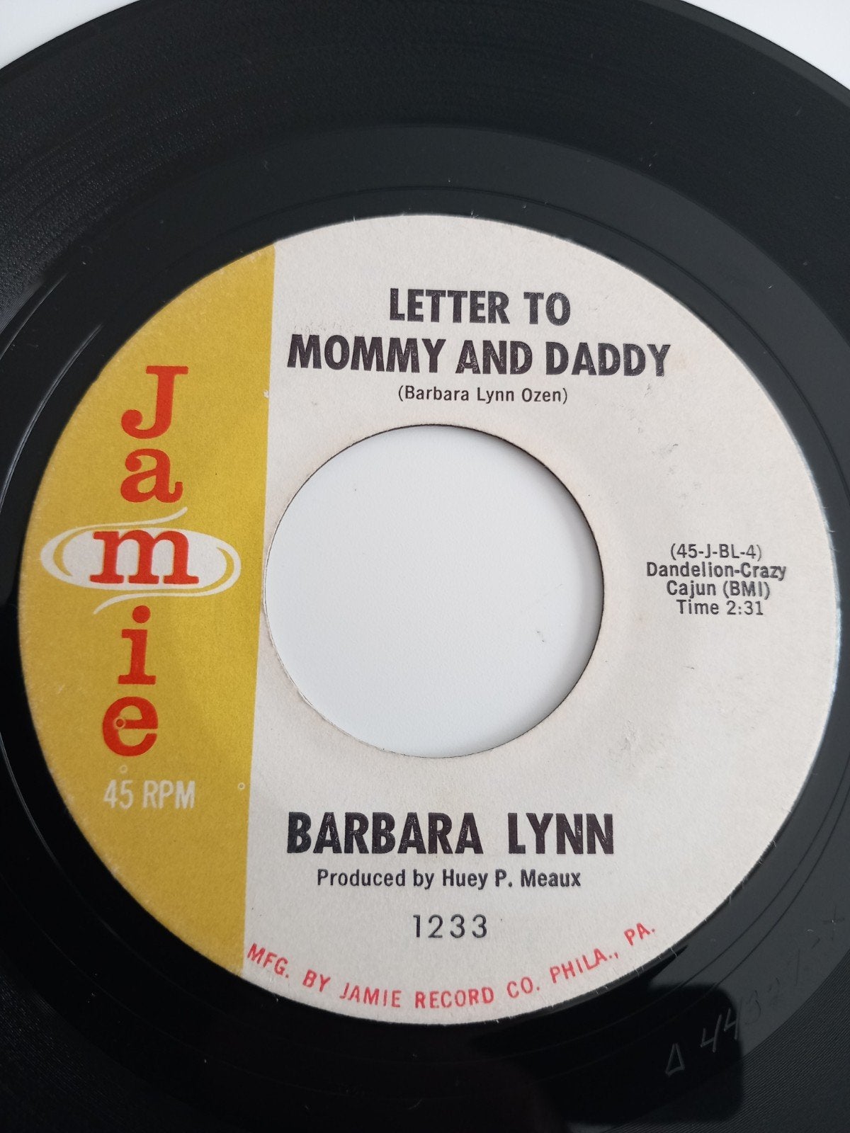 BARBARA LYNN. 60'S OLDIES 2 FACE USA 45T, Enlèvement ou Envoi