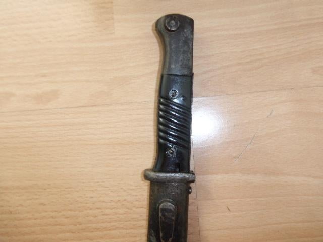 Bajonet Mauser 84/98 3e type 42 zag hetzelfde nummer, Verzamelen, Verzenden, Landmacht, Mes of Dolk