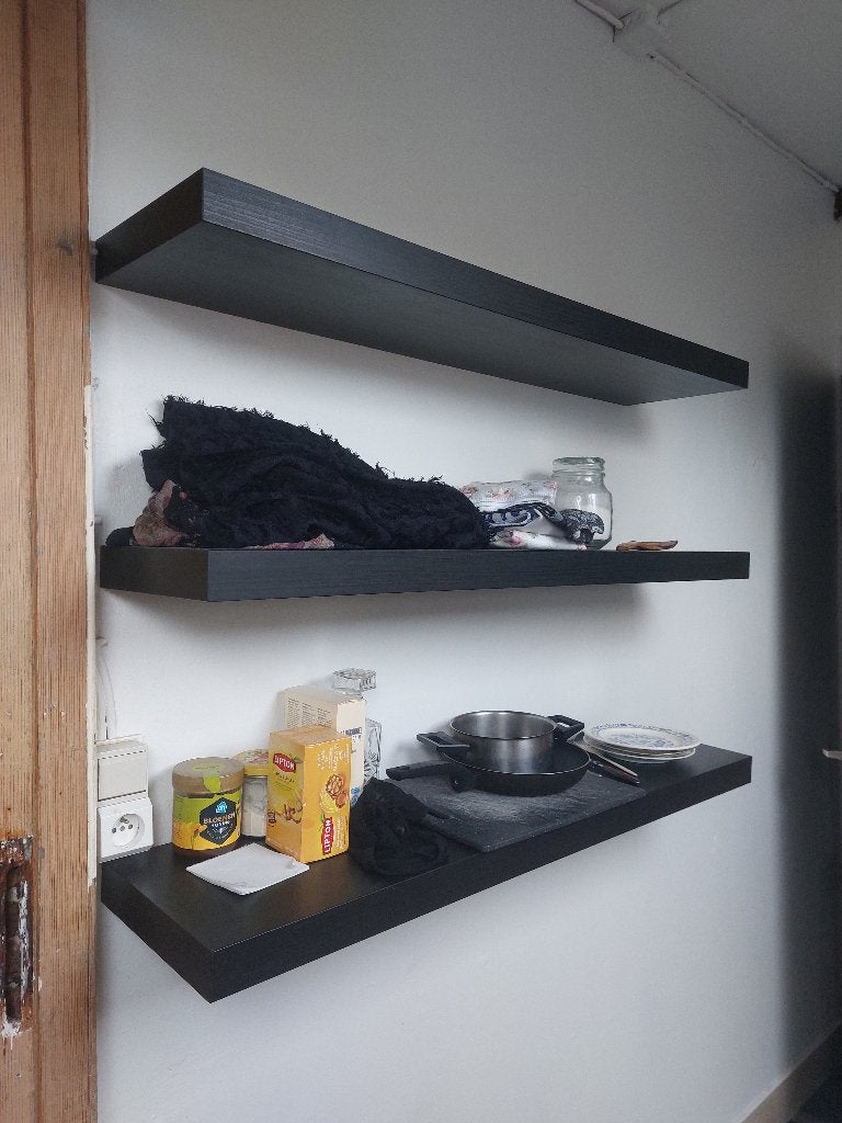 Wandplanken ikea, Ophalen