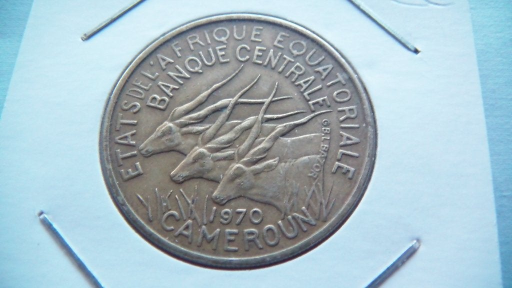 cameroun 25 francs 1970, Enlèvement
