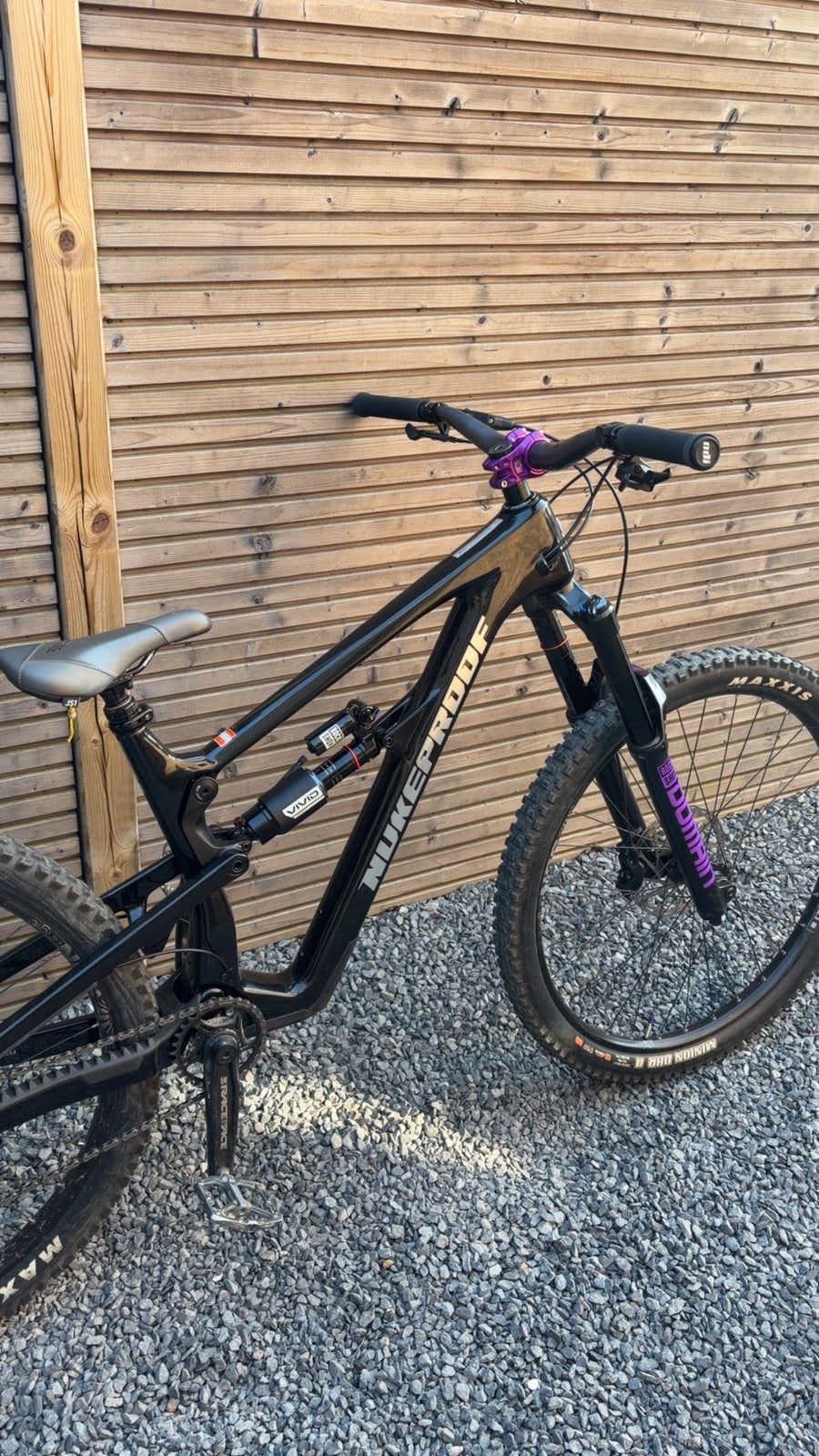 Nukeproof Mega Carbon 2026 gloednieuw frame, Ophalen, Zo goed als nieuw, Schijfrem, 24 inch of meer