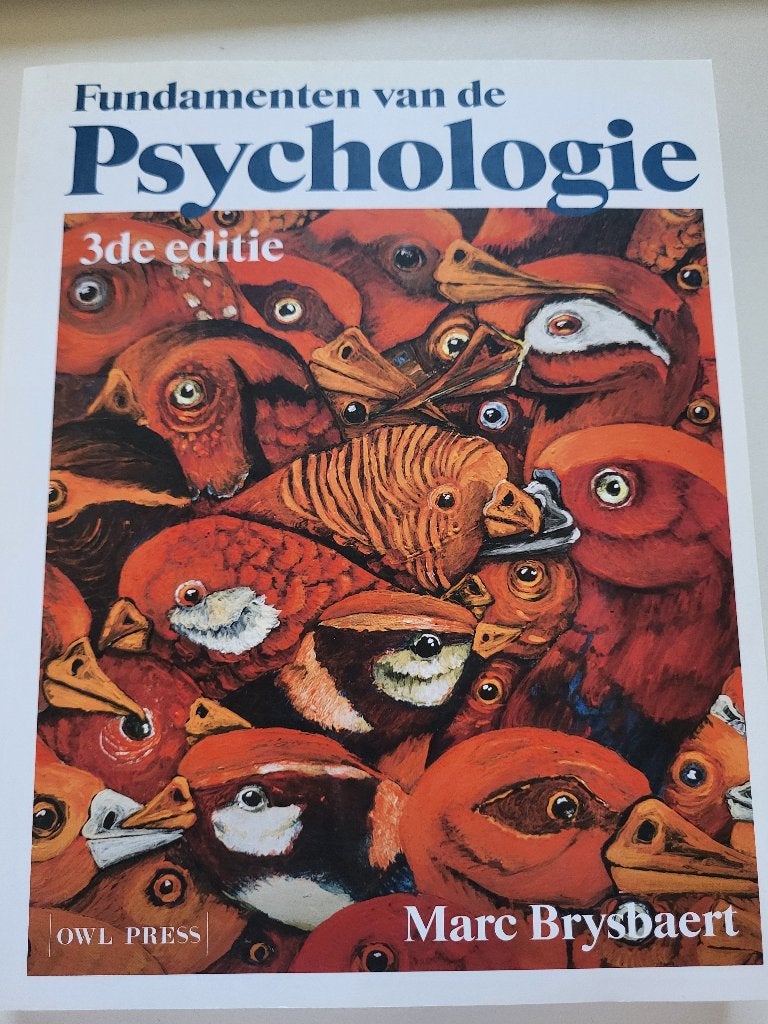 Fundamenten van de psychologie, Boeken, Marc Brysbaert, Ontwikkelingspsychologie, Ophalen, Gelezen