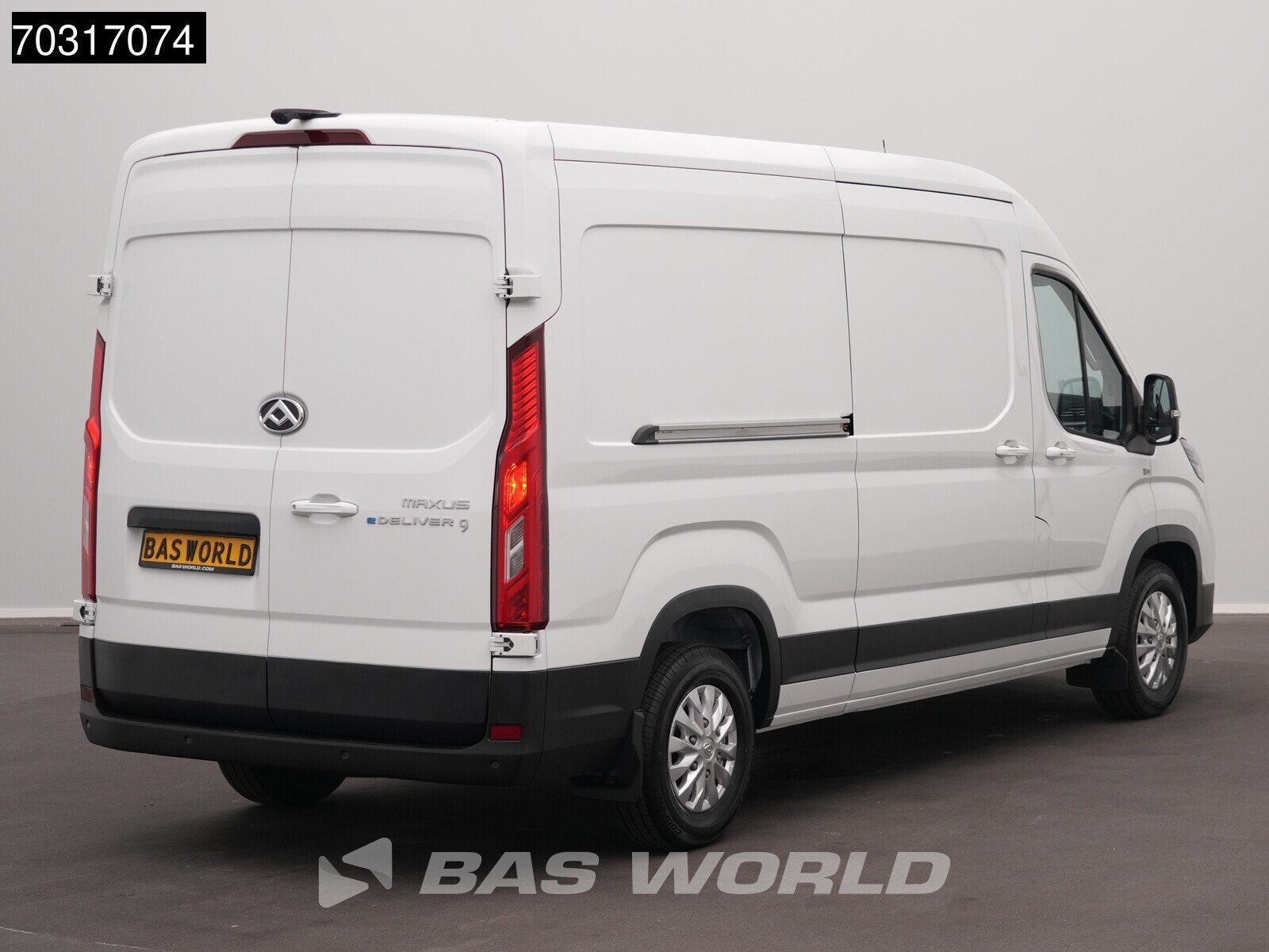 Maxus eDeliver 9 Elektrisch WLTP 256km Stad 52kWh L3H2 204pk, Auto's, Automaat, Stof, Maxus, Wit