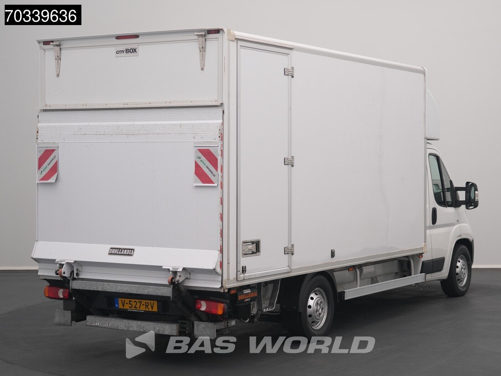 Peugeot Boxer 165PK Bakwagen Laadklep D'Hollandia Airco Navi, Stof, Gebruikt, 4 cilinders, 3000 kg