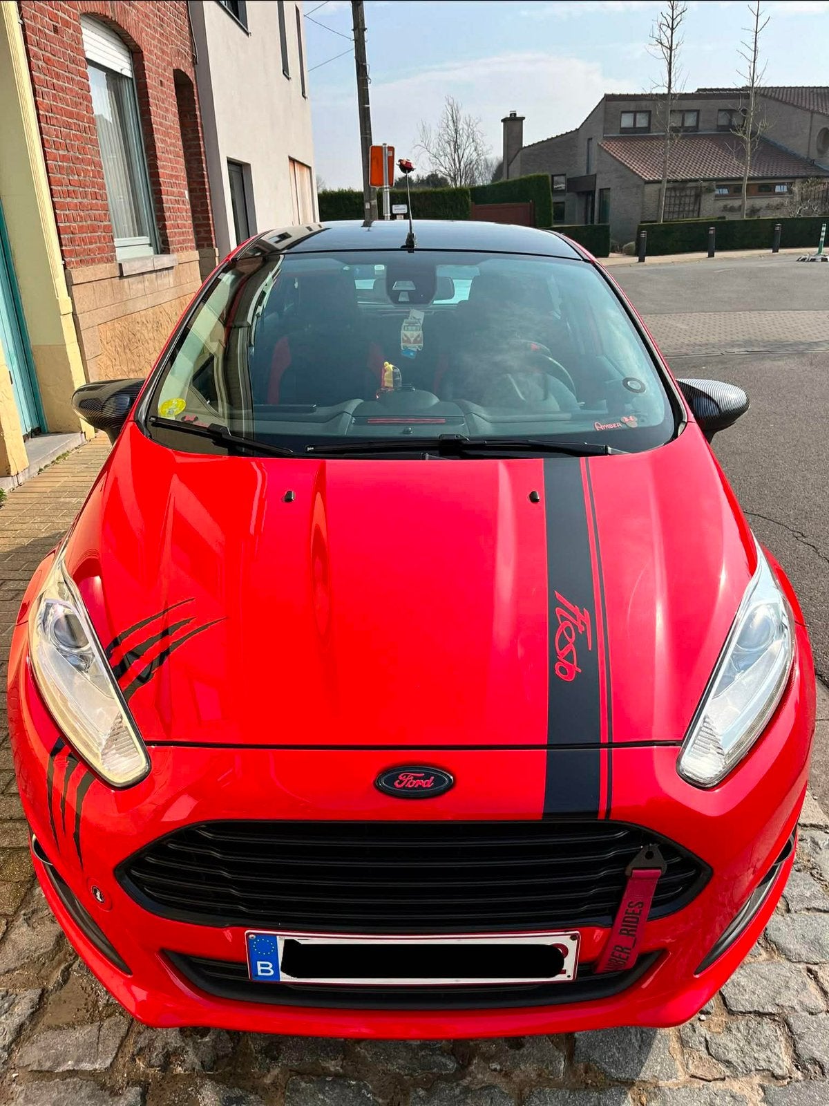 Ford fiesta, Voorwielaandrijving, Stof, Zwart, 4 cilinders