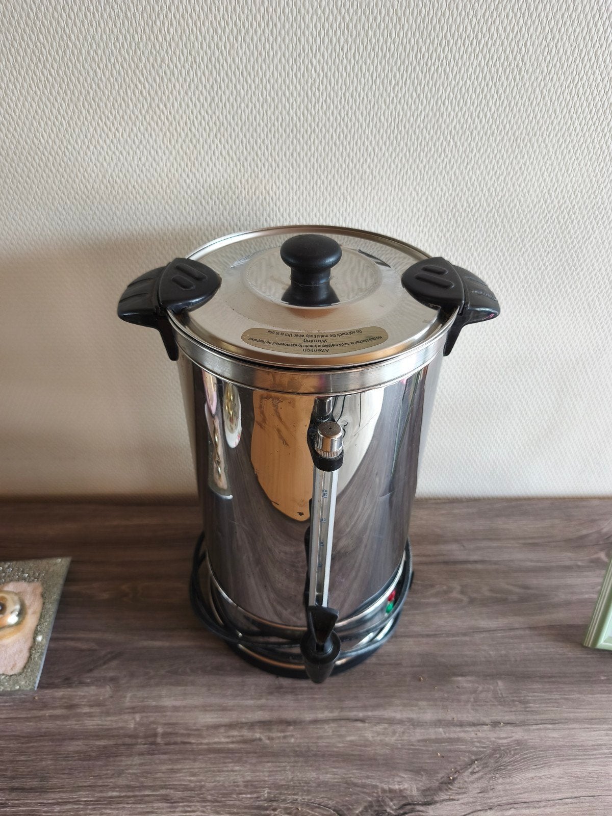 Percolateur 60tasse, Enlèvement