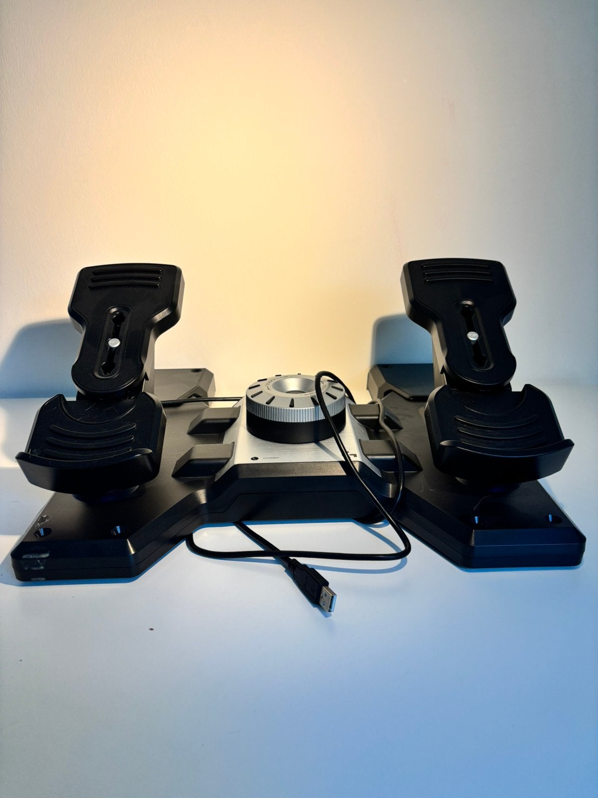 Flight sim rudder padels, Informatique & Logiciels, Joysticks, Enlèvement, Comme neuf