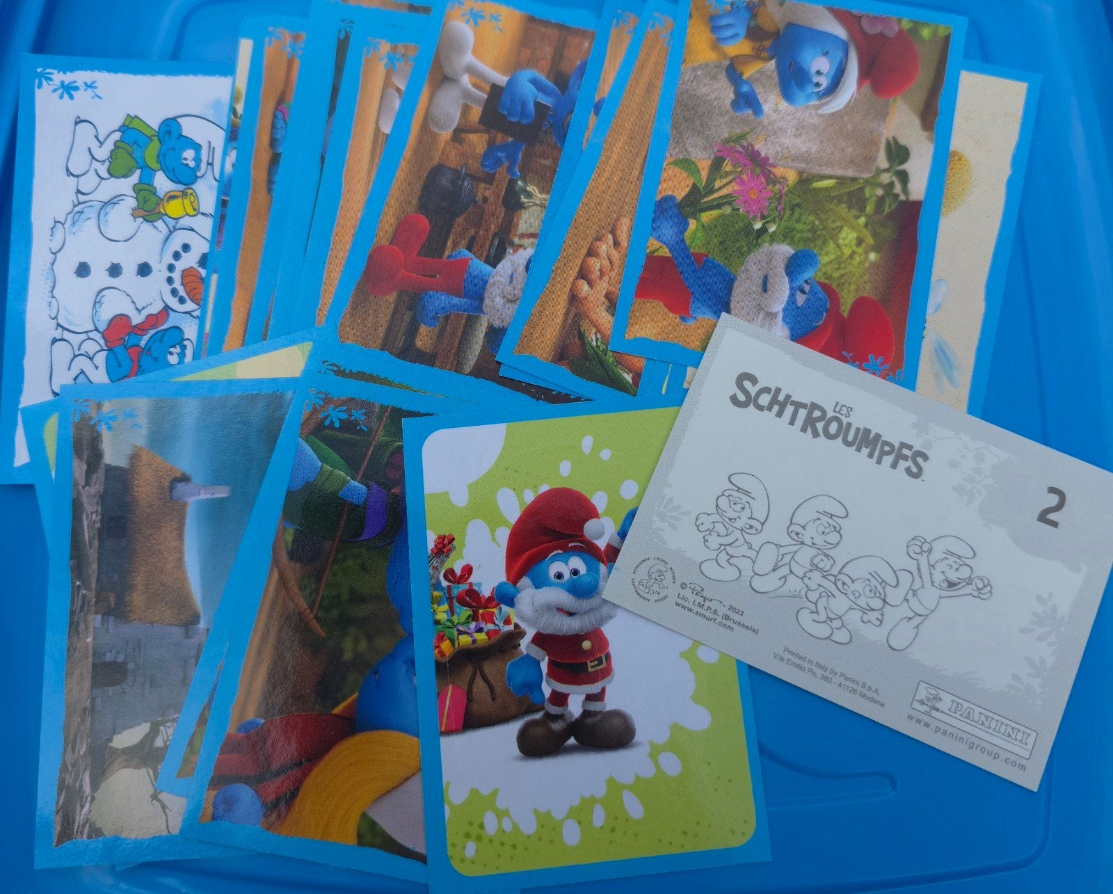 Stickers autocollants Schtroumpf Panini 2023, Collections, Envoi, Neuf, Différents Schtroumpfs, Autres types