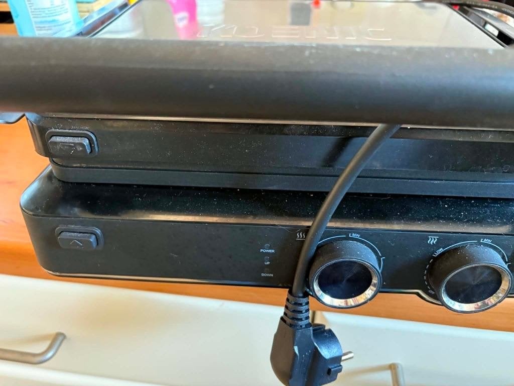 Grill machine, Ophalen, Gebruikt