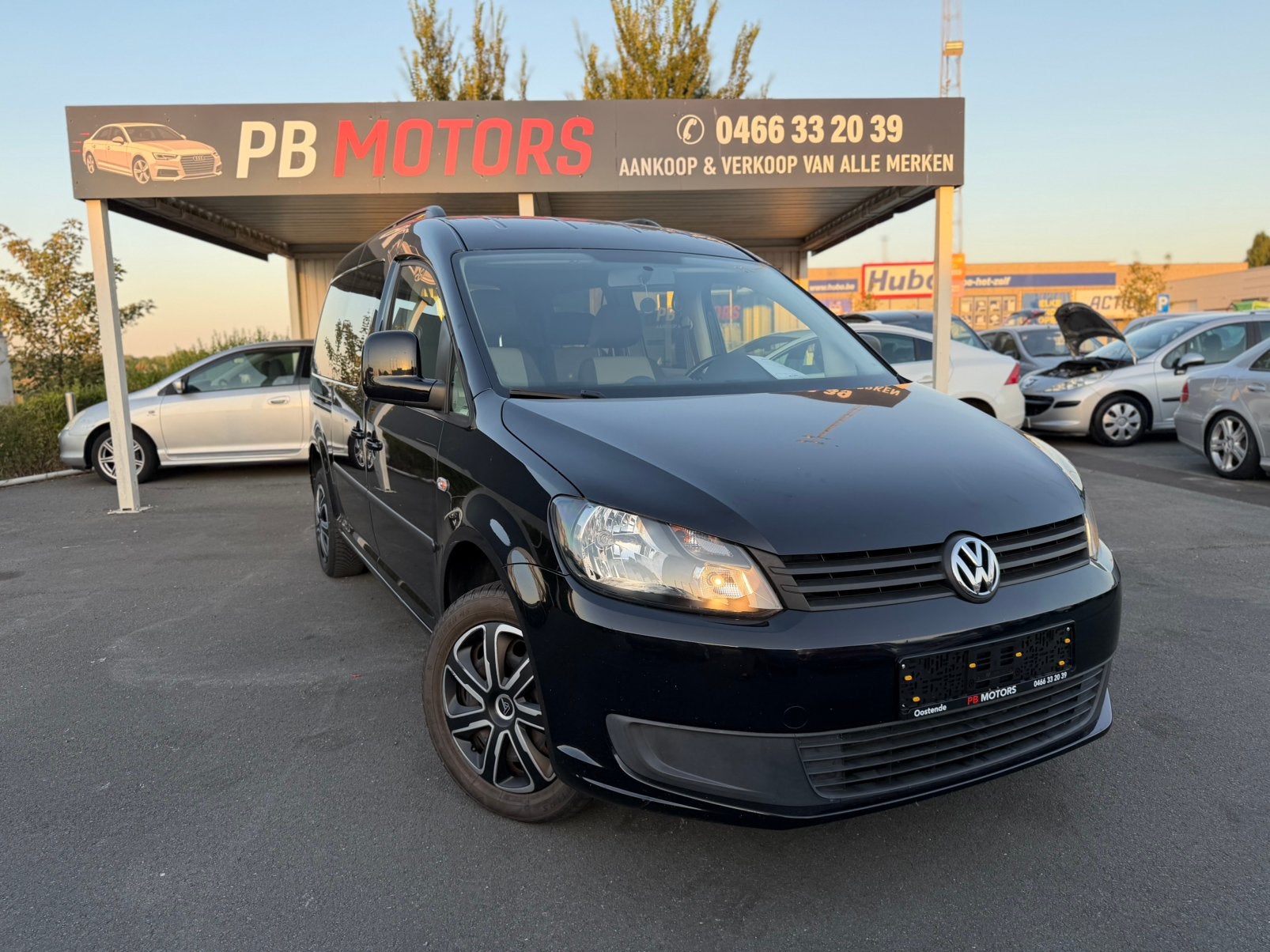 Prachtige Volkswagen Caddy 1.6 Diesel – 7 plaatsen, Auto's, Bluetooth, Euro 5, Bedrijf, Diesel