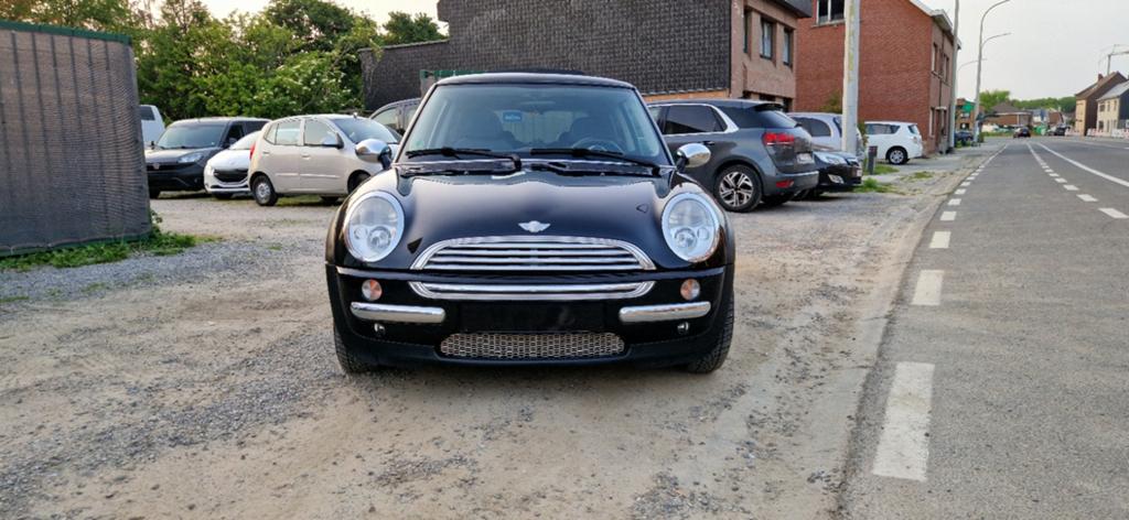 MINI COOPER 1.6 BENZINE IN PERFECTE STAAT, Voorwielaandrijving, 4 zetels, Zwart, 4 cilinders