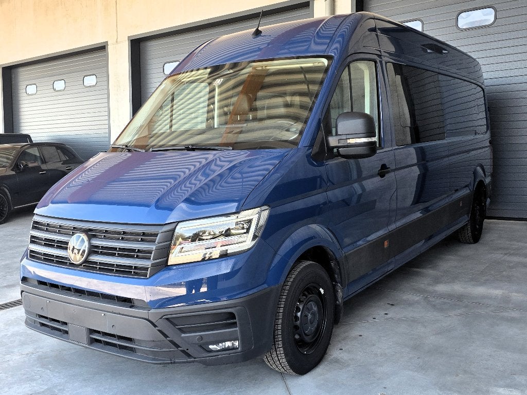 VW Crafter - Dub Cab - 7 Zits - 2025 - 23.000 KM - Automaat, Euro 6, 2500 kg, 7 zetels, Leder