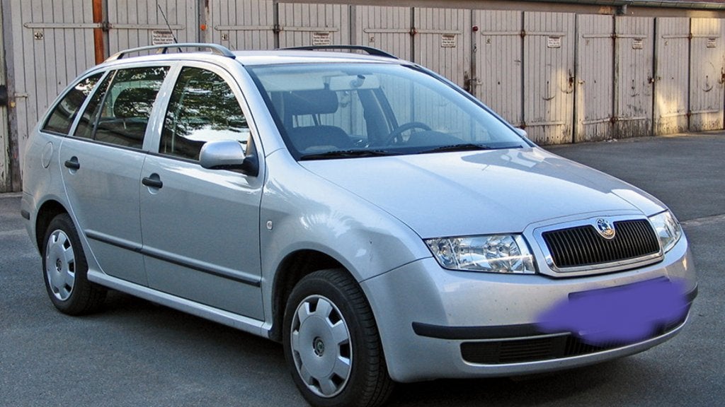 Skoda Fabia 2005 - Break - Morteur serré, Autos, Argent ou Gris, Achat, Boîte manuelle, Noir