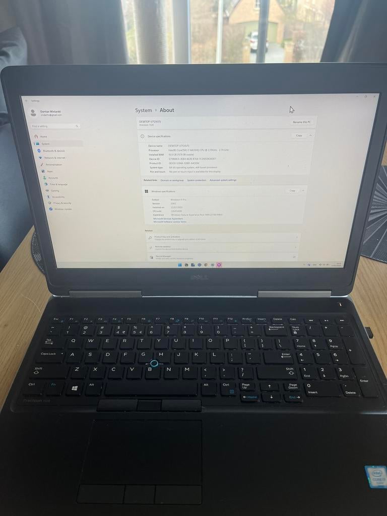 Laptop Dell QWERTY i7 16gb ram 500ssd Nvidia, Computers en Software, Windows Laptops, Zo goed als nieuw, Qwerty, Ophalen