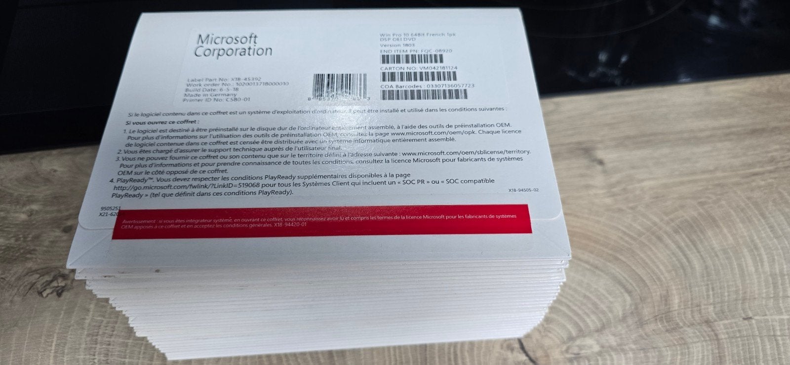 Licence Windows 10 pro officielle, 5 euros L'unité, 28 dispo, Computers en Software, Routers en Modems, Ophalen of Verzenden