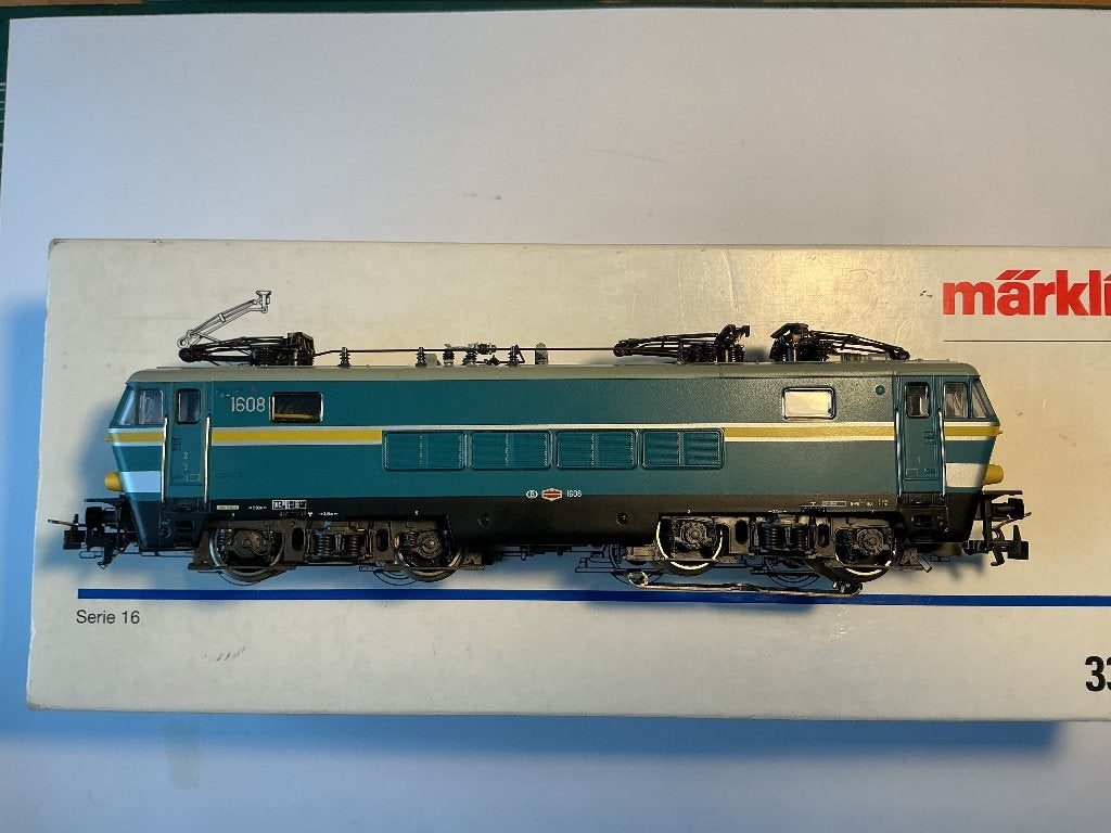 Marklin 3633 SNCB 1608 Oostende, Hobby & Loisirs créatifs, Enlèvement ou Envoi, Courant alternatif, Comme neuf, Locomotive