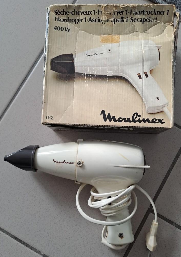 Sèche cheveux Moulinex vintage, Enlèvement