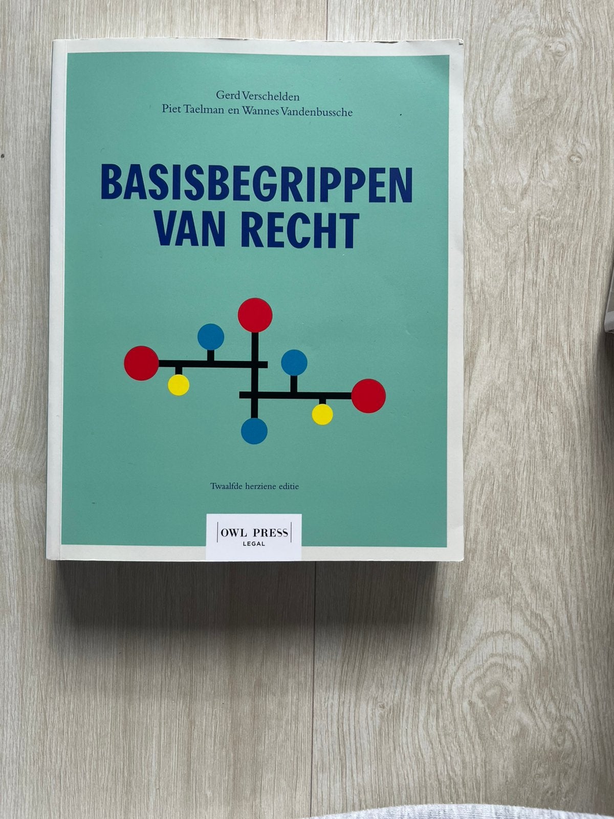 Handboek- Basisbegrippen van recht UGent, Ophalen, Zo goed als nieuw, Gerd Verschelden; Piet Taelman; Wannes Vandenbussche