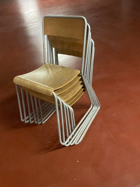 6 ikea stoelen, Huis en Inrichting, Stoelen, Ophalen, Gebruikt, Bruin, Vijf, Zes of meer stoelen