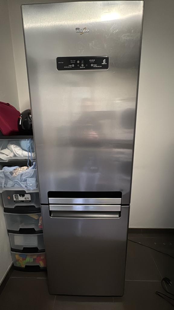Réfrigérateur Whirlpool A+++ avec congélateur, Electroménager, Réfrigérateurs & Frigos, Enlèvement, Comme neuf, Avec compartiment congélateur