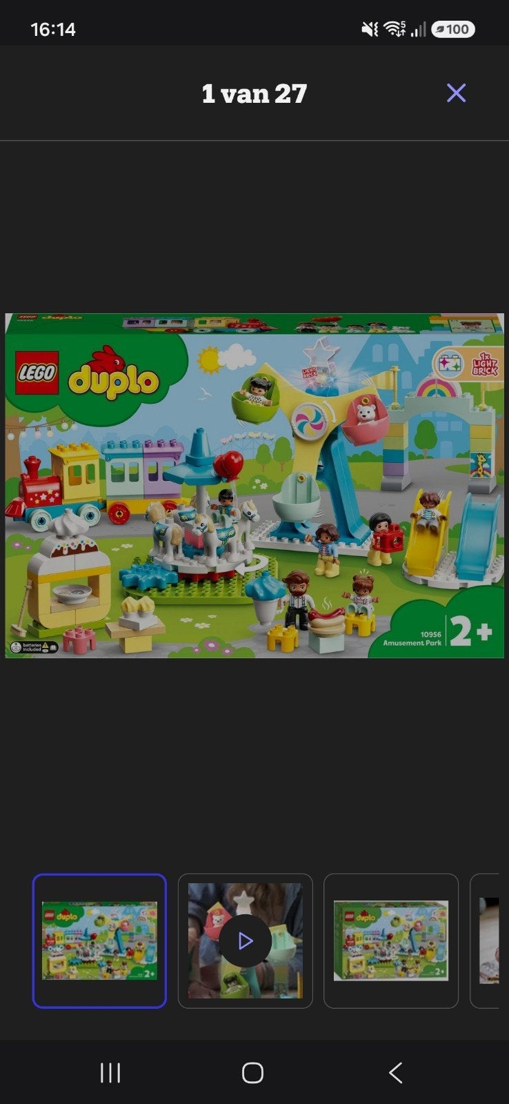 Duplo kermis, Ophalen, Zo goed als nieuw, Kunststof