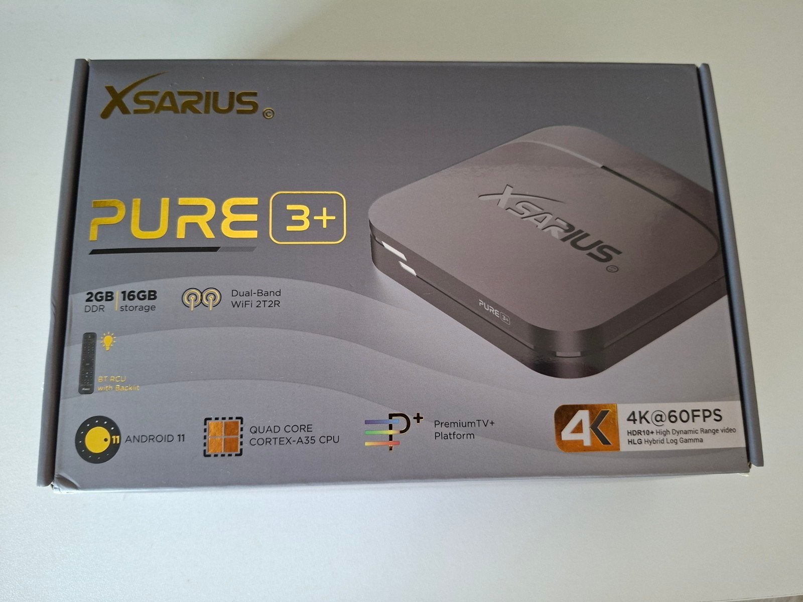 Xsarius Pure 3+ 4K UHD Android 11 Mediastreamer, Ophalen of Verzenden