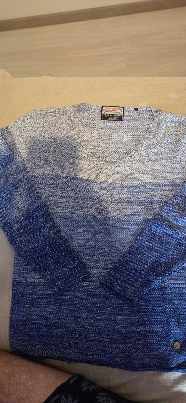 Petrol Trui/pull XL met diepe uitgesneden kraag

Nieuwstaat!, Ophalen of Verzenden, Nieuw, Blauw, Petrol Industries