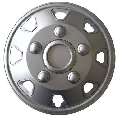 Wieldoppen 16 Inch Mat Zilver Universeel voor Extra Bolle, Caravans en Kamperen, Mobilhome-accessoires