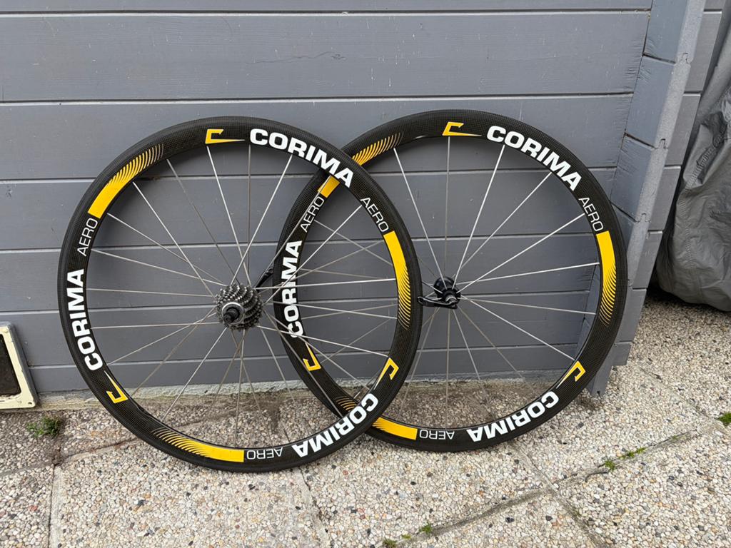 Corima AERO carbon wielset, Fietsen en Brommers, Fietsonderdelen, Ophalen, Zo goed als nieuw, Carbon