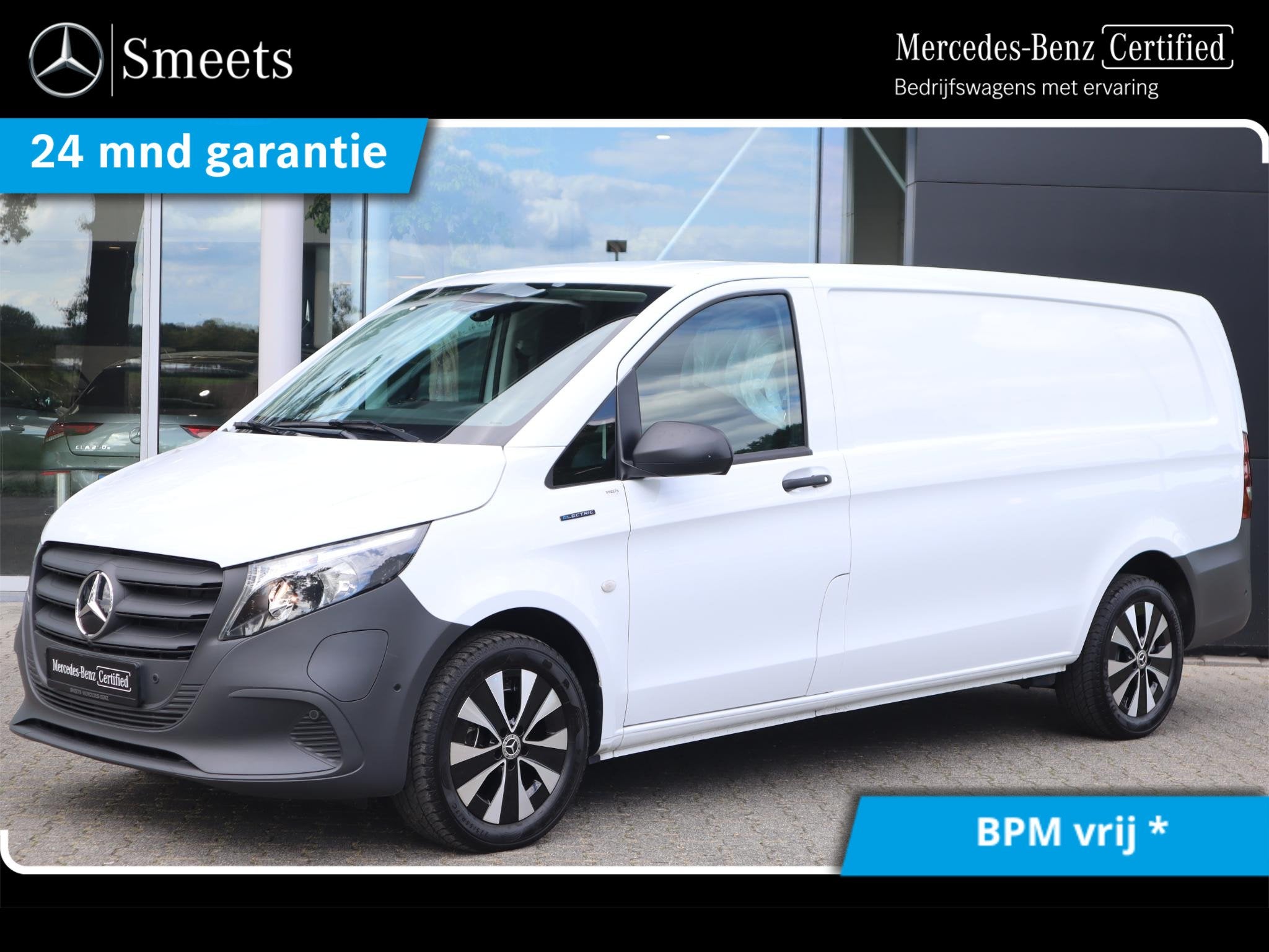 Mercedes-Benz eVito 112 L3 FACELIFT 286km WLTP, Auto's, Stof, 116 pk, Wit, 5 deurs