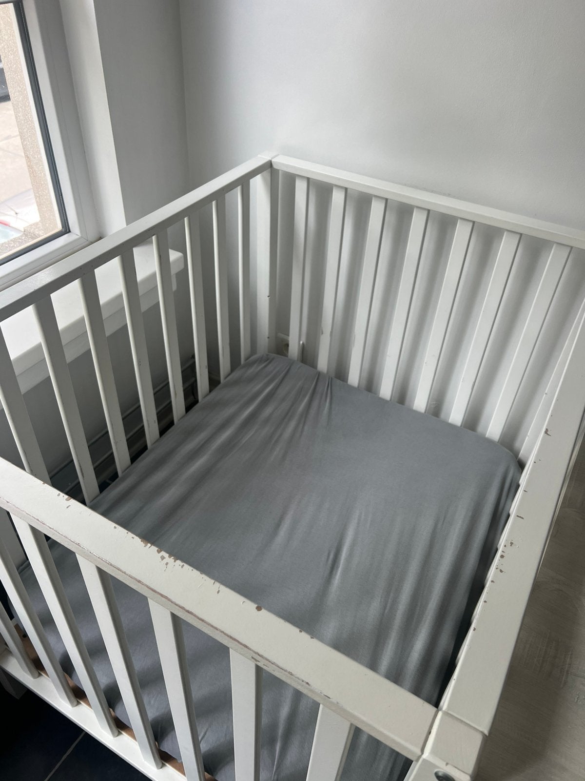 Babybox met matras, Kinderen en Baby's, Babyparken, Ophalen, Gebruikt, Rechthoekig, In hoogte verstelbaar
