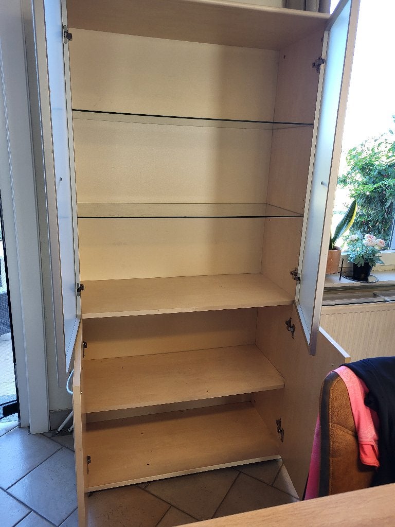 Armoire vitrée, Avec porte(s), 25 à 50 cm, Comme neuf, 100 à 150 cm